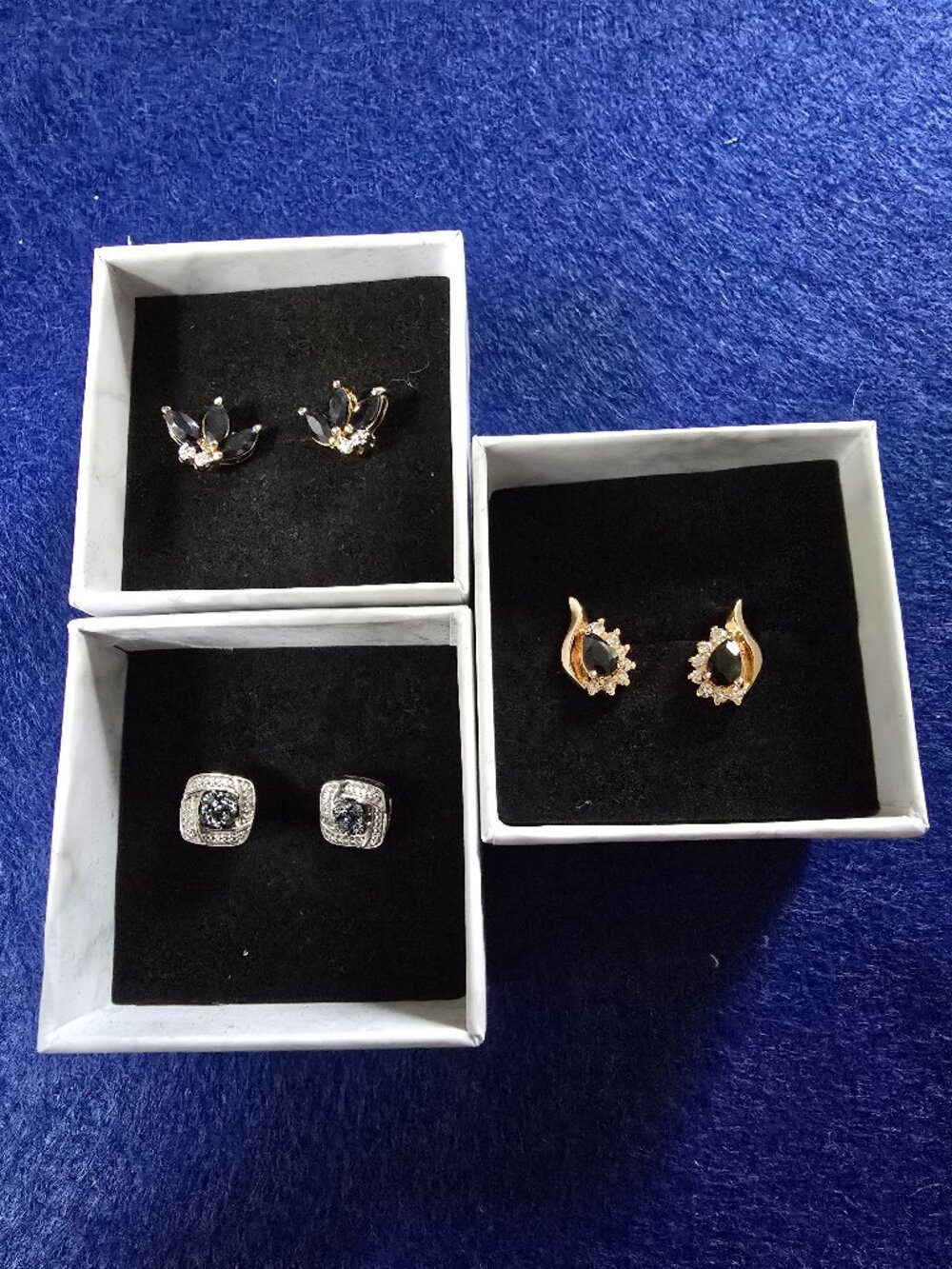 Sterling Silver Earring Wardrobe, Boxed Separately for Gift Giving